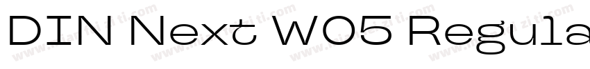 DIN Next W05 Regular字体转换